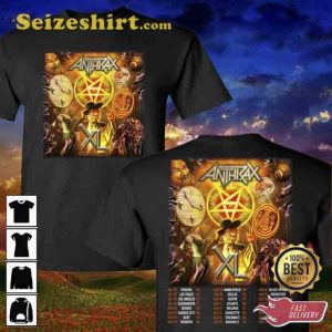 Anthrax Music North American Summer World Tour T Shirt 1