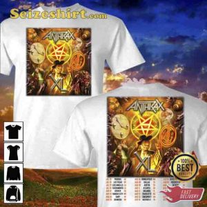 Anthrax Music North American Summer World Tour Fan Gift T-Shirt