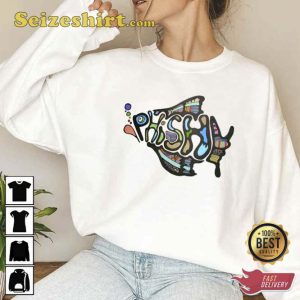 Art Fish Phish Band Logo Unisex T-Shirt Gift For Rock Fans