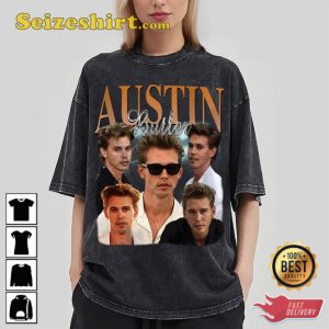 Austin Butler Actor Elvis The Rock Icon Graphic Design Movie Shirt
