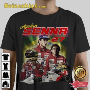 Ayrton Senna McLaren Formula One Racing Tee Shirt