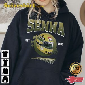 Ayrton Senna Racing Est 1960 Vintage T-Shirt Gift For Fan