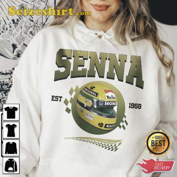 Ayrton Senna Racing Est 1960 Vintage T-Shirt Gift For Fan