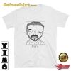 Badly Drawn Celebrities Ricky Gervais Unisex T-Shirt