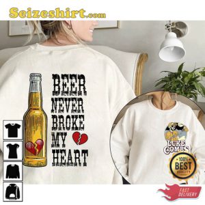 Beer Never Broke My Heart Shirt Luke Combs Concert