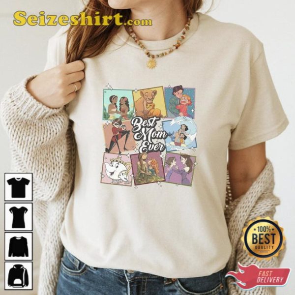 Best Mom Ever T-Shirt Disney Character Mothers Day Tee