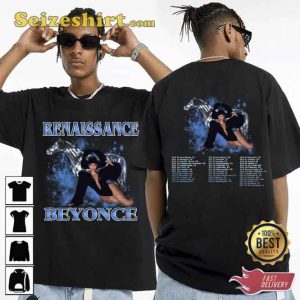Beyonce Renaissance World Music Concert Tour Date 2 Side T-shirt