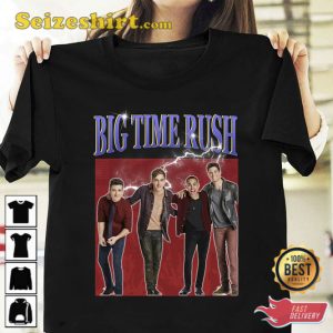 Big Time Rush Band Homage Vintage Pop Music Band T-Shirt