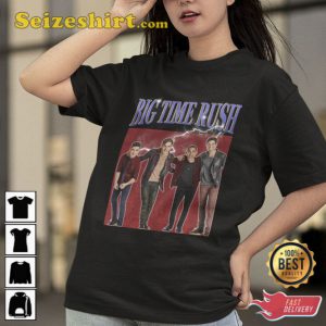 Big Time Rush Band Homage Vintage Pop Music Band T-Shirt