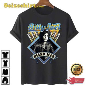 Billy Joel Piano Man The Stranger Vienna 1977 Tee Shirt