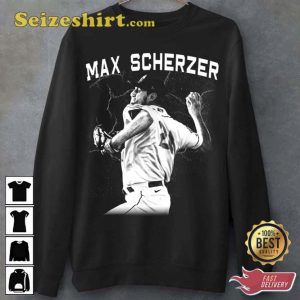 Black And White Art Max Scherzer Baseball Unisex T-Shirt