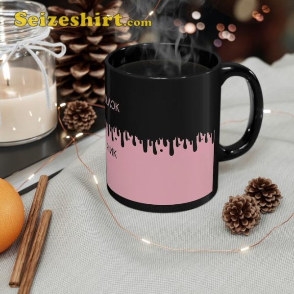 Black Pink Up And Down Design Gift for Blink Coffee Mug