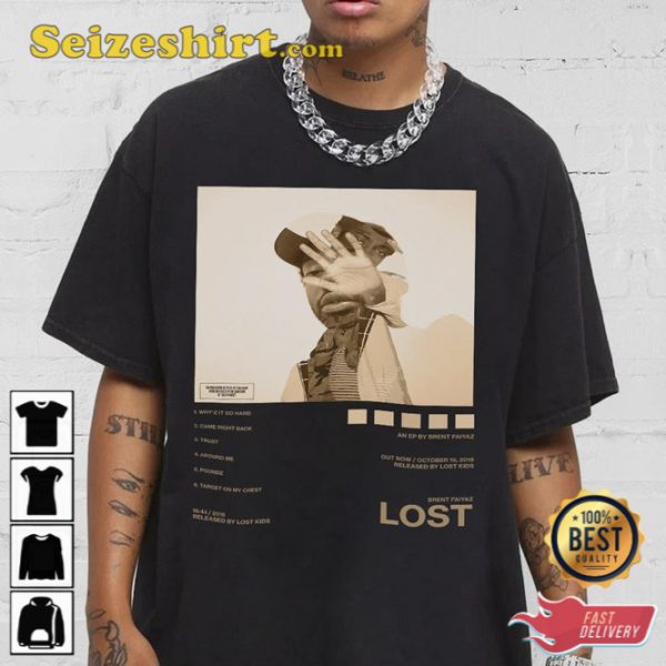 Brent Faiyaz Lost Album Tracklist Shirt Gift For Fans