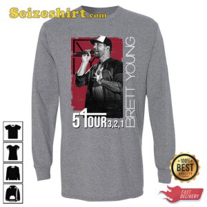Brett Young 5 Tour 321 Tee 2023 Tour Shirt Gift For Fan