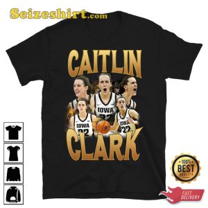 Caitlin Clark Iowa Hawkeyes Big Ten Conference Basketball Sports Lover T-Shirt