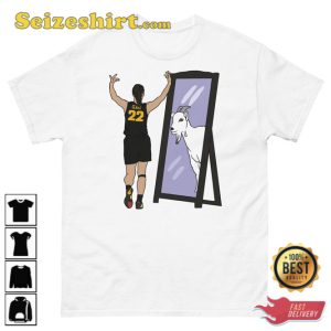 Caitlin Clark Mirror GOAT Iowa T-Shirt Gift For Fan