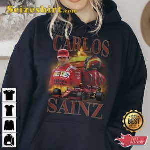 Carlos Sainz Racing 90s Vintage Tee Shirt Gift For Fan