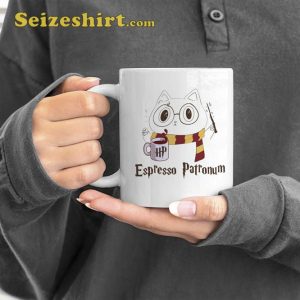 Cat Wizard Espresso Patronum Coffee Mug