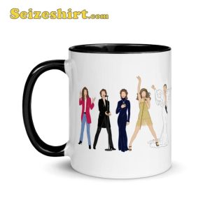 Céline Dion Fashion Illustrated Celine Fan Gift Coffee Mug2