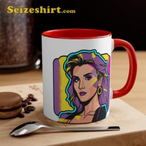 Celine Dion Her Heart Will Go On Cartoom Style Portrait Coffee Mug3