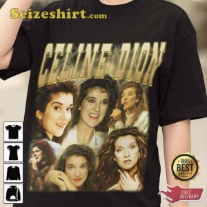 Celine Dion My Heart will Go On Vintage T-Shirt Print