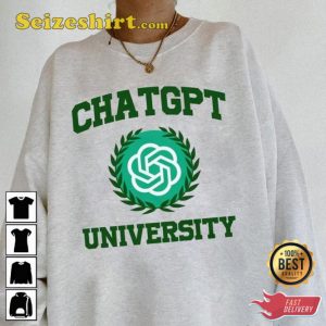 Chat GPT University Funny Meme Open AI Modern Life T-Shirt Design