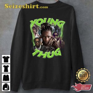 Classic Young Thug Old English Vintage Bootleg Unisex T-Shirt3