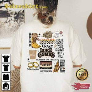 Combs Bullhead Two Side Print Conutry Music Shirt