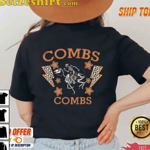 Combs Crazy Bullhead Country Music Combs Tee Shirt