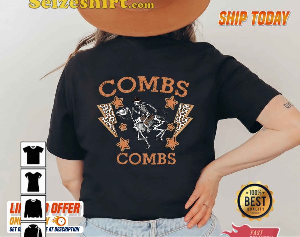 Combs Crazy Bullhead Country Music Combs Tee Shirt