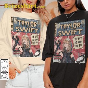 Comic Book Album Taylor I Did Something Bad Unisex Shirt3