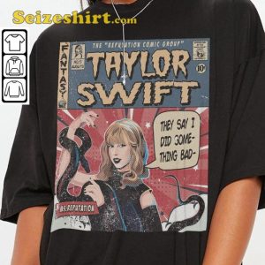 Comic Book Album Taylor I Did Something Bad Unisex Shirt4