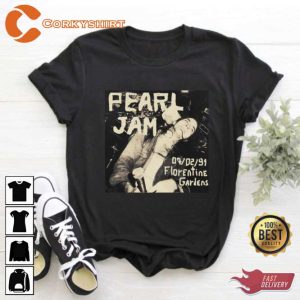 Cool Poster Florentine Pearl Jam Unisex T-Shirt For Fans