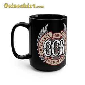 Creedence Clearwater Revival 1969 CCR Black Mug