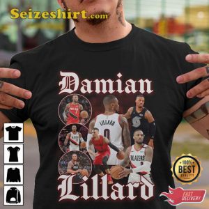 Damian Lillard 90s Portland Basketball Shirt For Fans2
