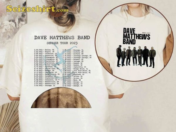 Dave Matthews Band Walk Around The Moon Summer Tour 2023 T-Shirt