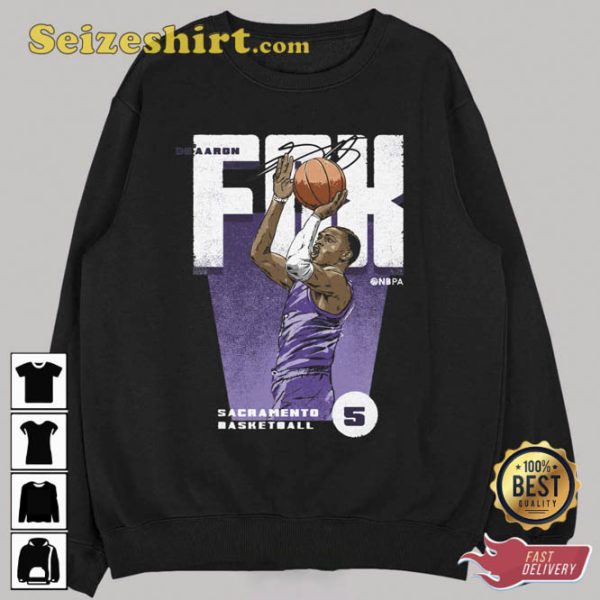 De aaron Fox Premiere Number 5 Sacramento Kings Unisex Sweatshirt