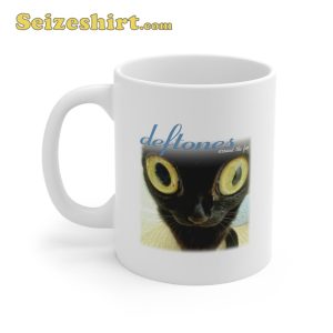 Deftones Around The Fur Black Cat Coffee Mug