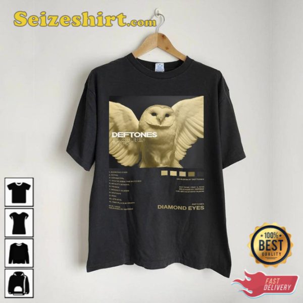 Deftones Diamond Eyes Album Tracklist Shirt Gift For Fan