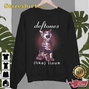 Deftones Cherry Waves Like Linus Cat Unisex T-Shirt