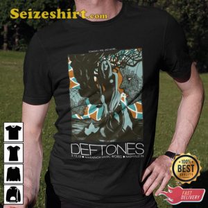 Deftones Marathon Music Works NashvilleTN Unisex T-shirt Design
