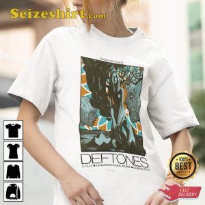 Deftones Marathon Music Works NashvilleTN Unisex T-shirt Design3