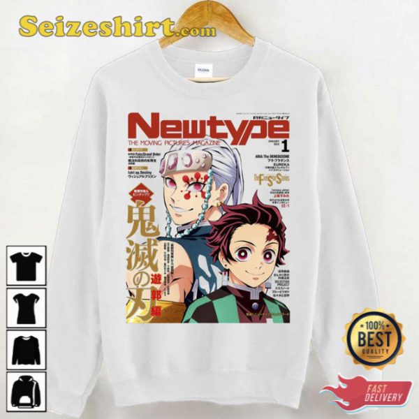 Demon Slayer Magazine Cover Unisex T-Shirt Gift For Fan