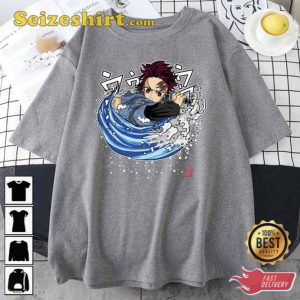 Kimetsu Yaiba Anime Tanjiro Water Form Perfect Unisex T-Shirt