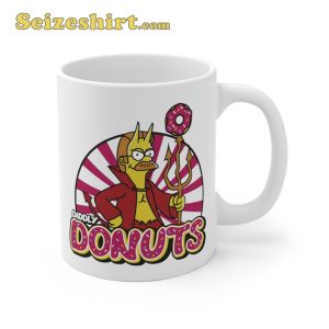 Diddly Donuts Trident Of The Devil Ceramic Coffee Mug