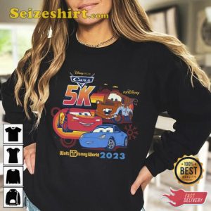 Disney Pixar Cars 5K Mcqueen Mater Shirt RunDisney Springtime Surprise Weekend