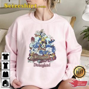 Disney Splash Mountain Sweatshirt Mickey and Friends