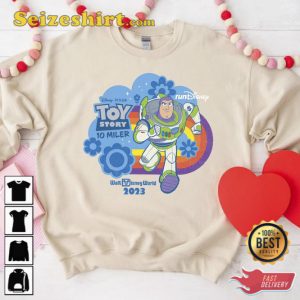 Disney Toy Story 10 Miler Buzz Lightyear Shirt runDisney Springtime Weekend