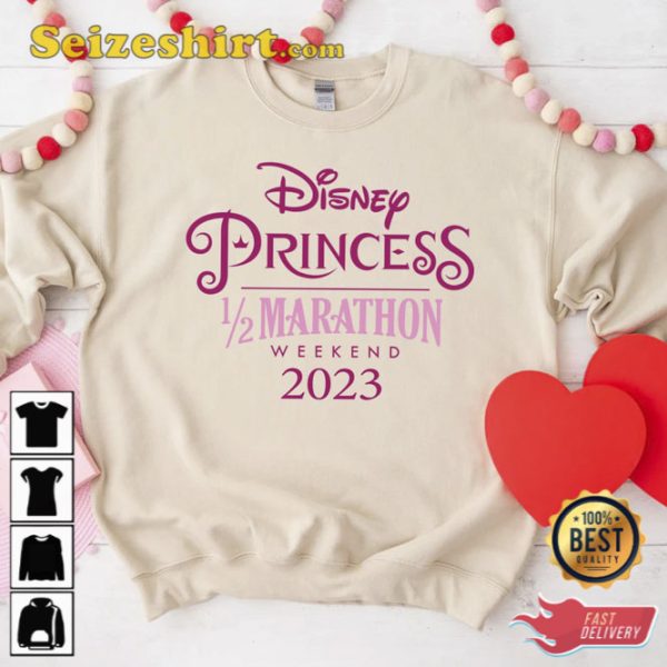 Disneyland Vocation Trip 2023 Shirt Princess Half Marathon Weekend T-Shirt