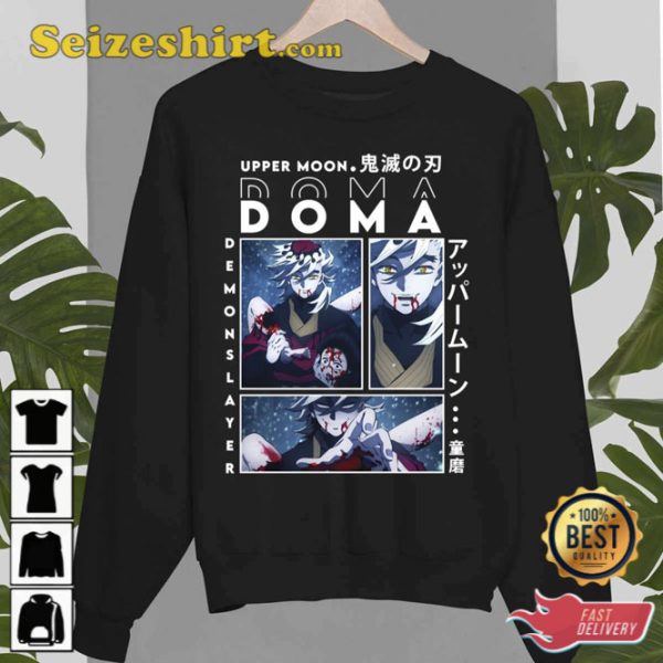 Doma Kny Upper Moon Japanese Anime Art Unisex Sweatshirt